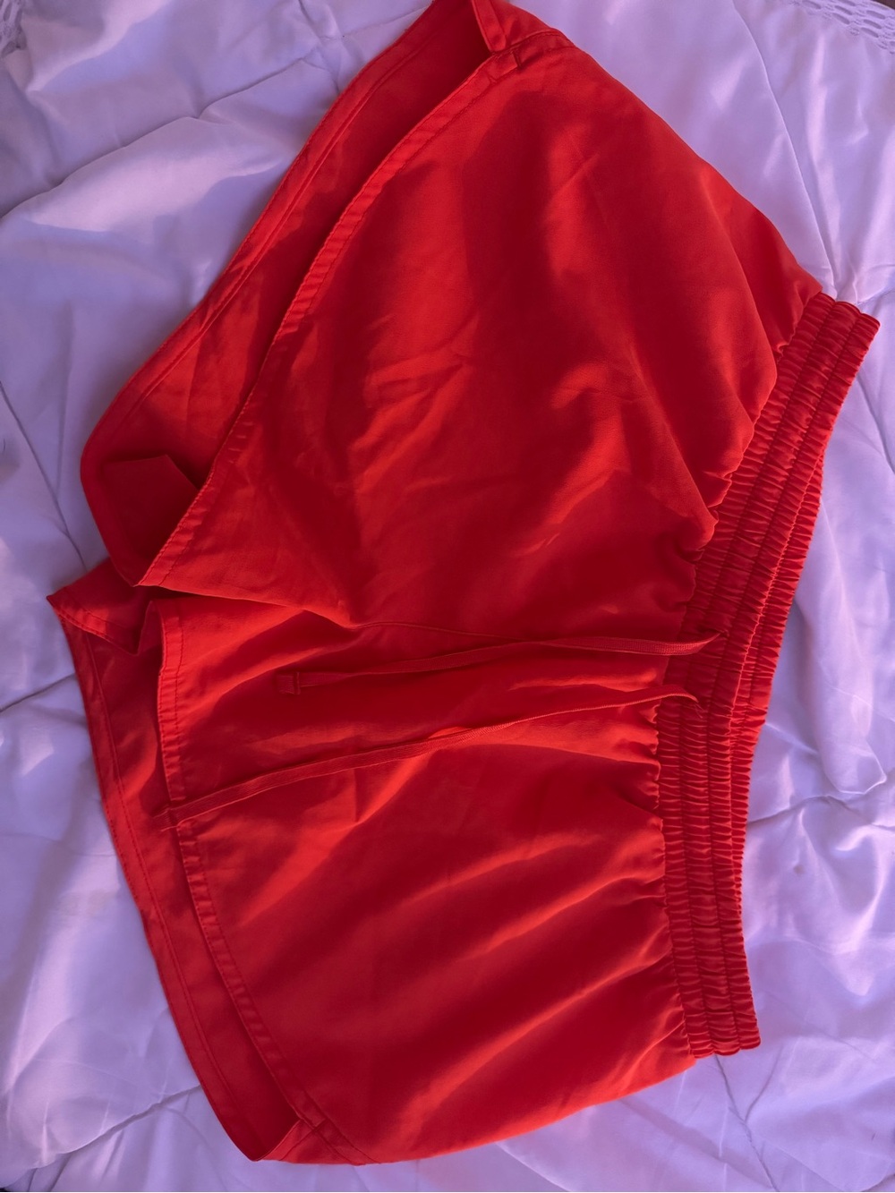 Old Navy Red Women’s Athletic Shorts - Elastic Waist